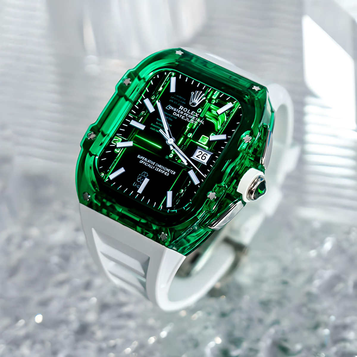 Apple Watch Aurora Crystal Case